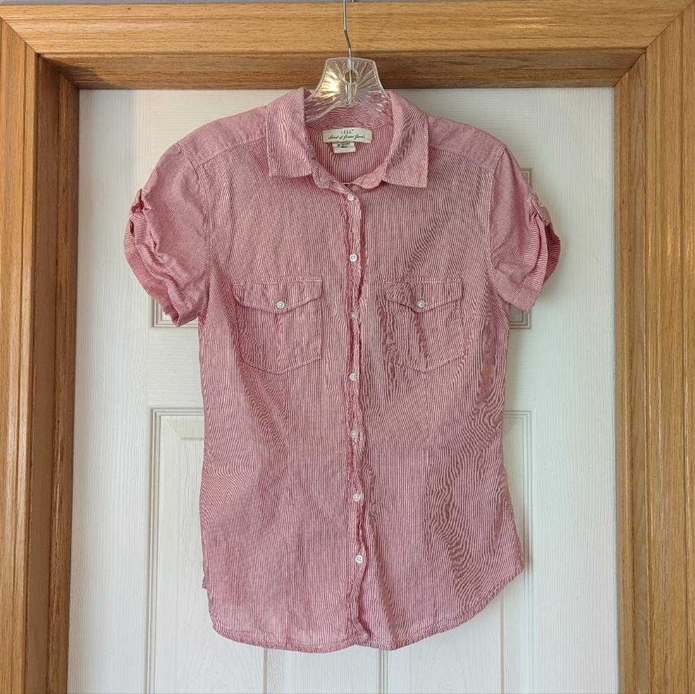 Pinstripe button up